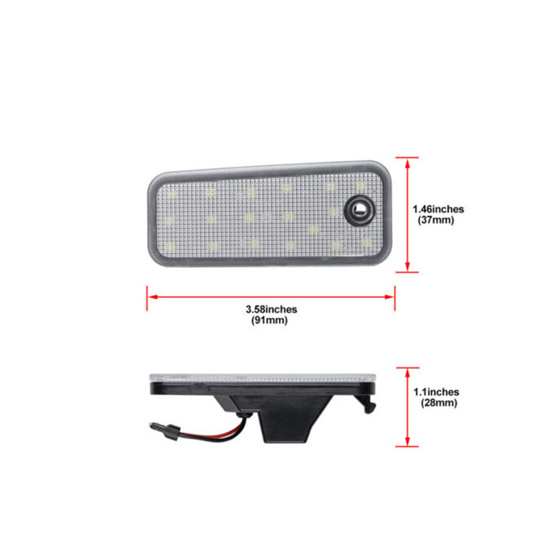 Светодиодная лампа для номерного знака автомобиля