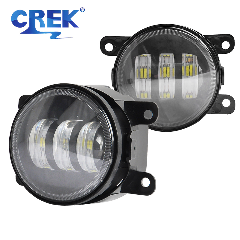 Круглые светодиодные противотуманные фары Jeep Wrangler 3.5 дюйма