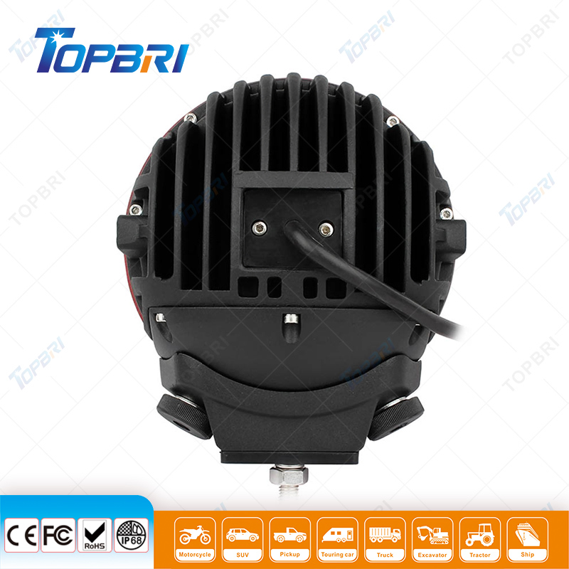 High-Performance 90W 12V White LED Work Lamp for Motorcycles