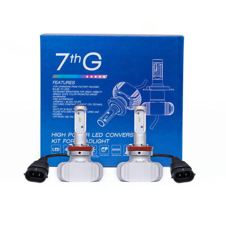 Automatic Headlight Kit Car H8 H9 H11 Hi Low Beam G7 LED Headlight