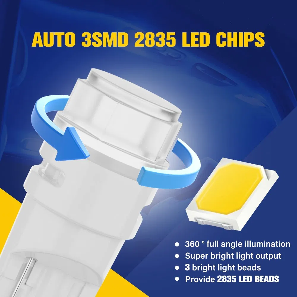 Светодиодная лампа Bkr T10 194 W5w для авто