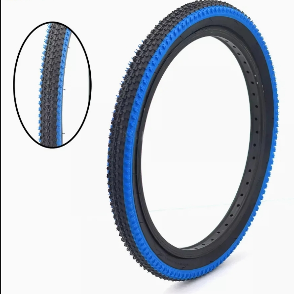 Шина для электровелосипеда Fat Tire, цветной боковиной