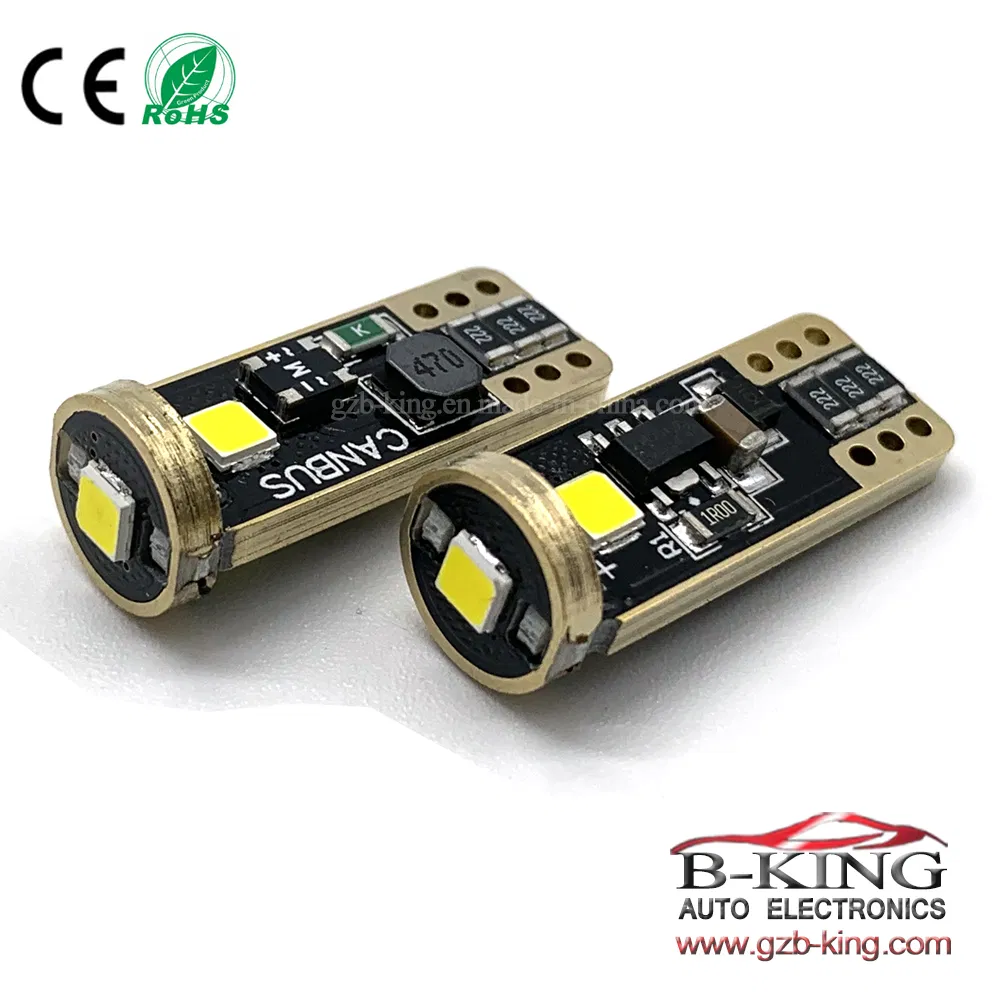 Светодиодная лампа T10 W5W 194 168 золото для салона авто