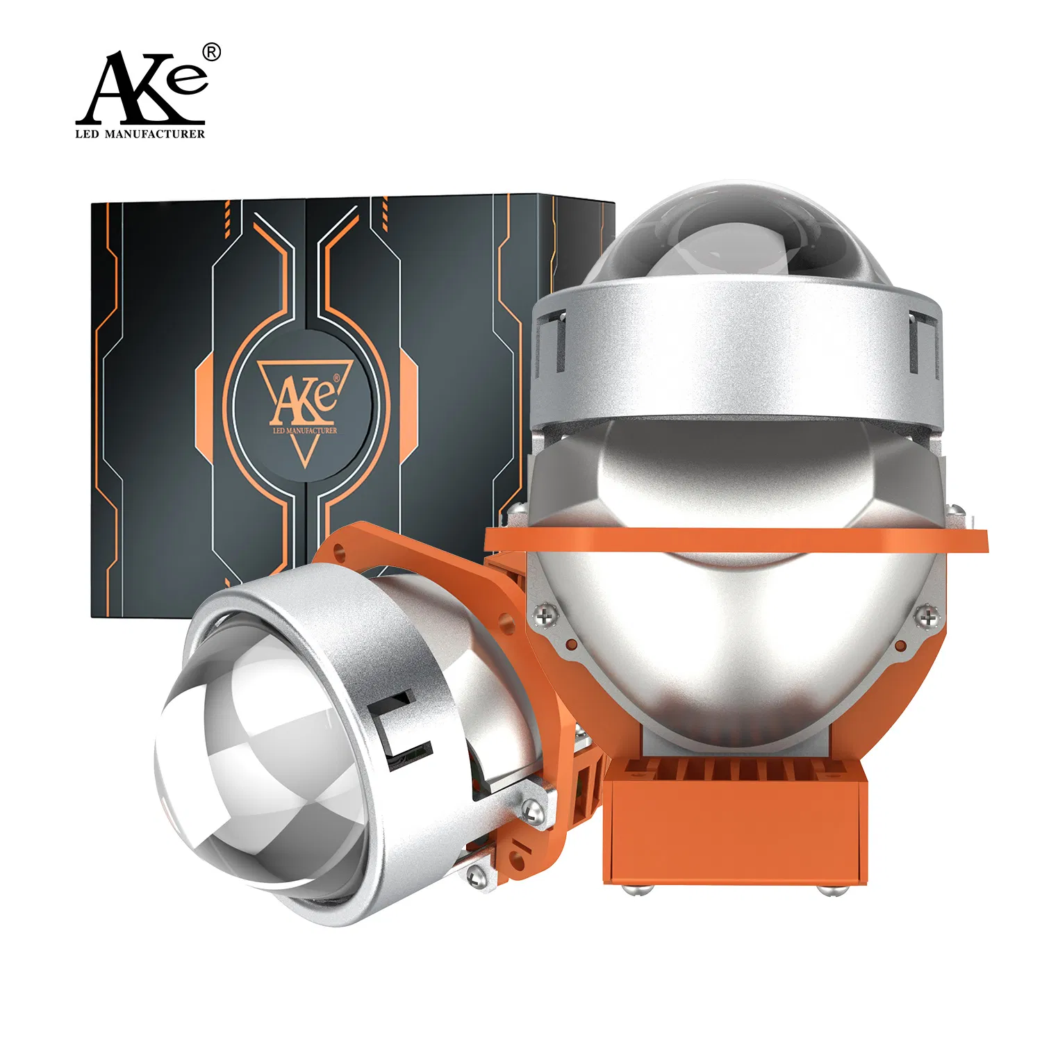 Би-ЛЕД линза Ake 2.5 дюйма для авто, 60/65W