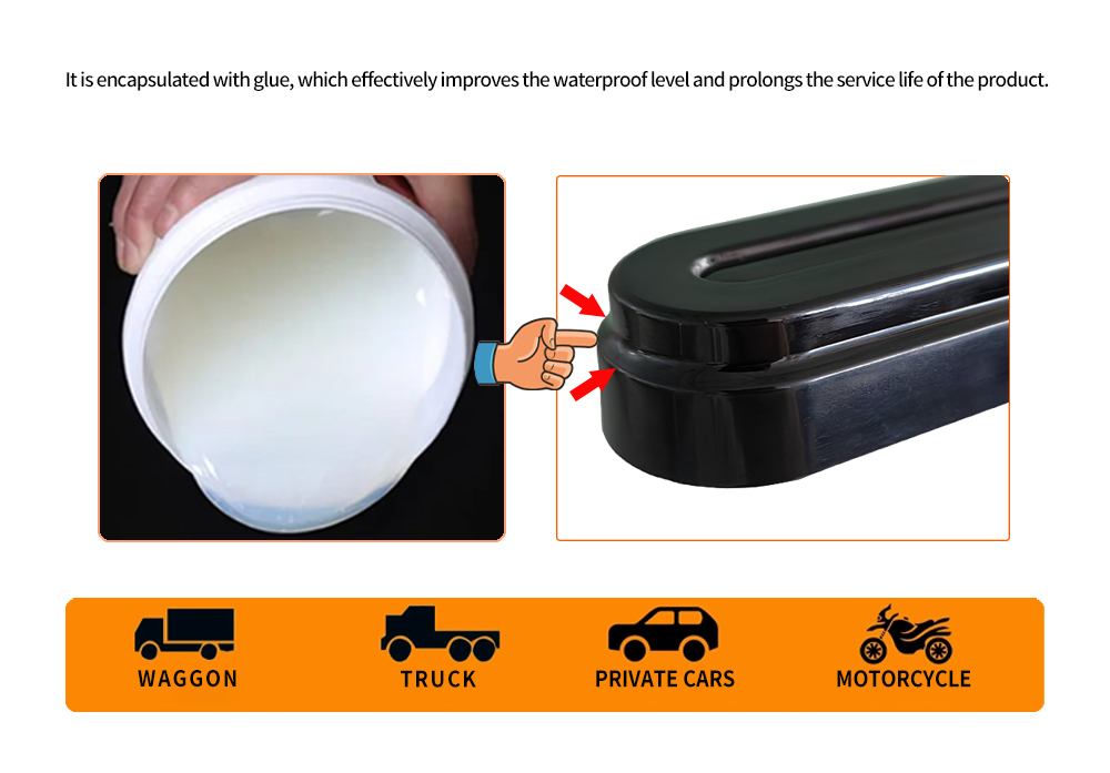 Светодиодный задний фонарь для грузовиков и прицепов 12V/24V