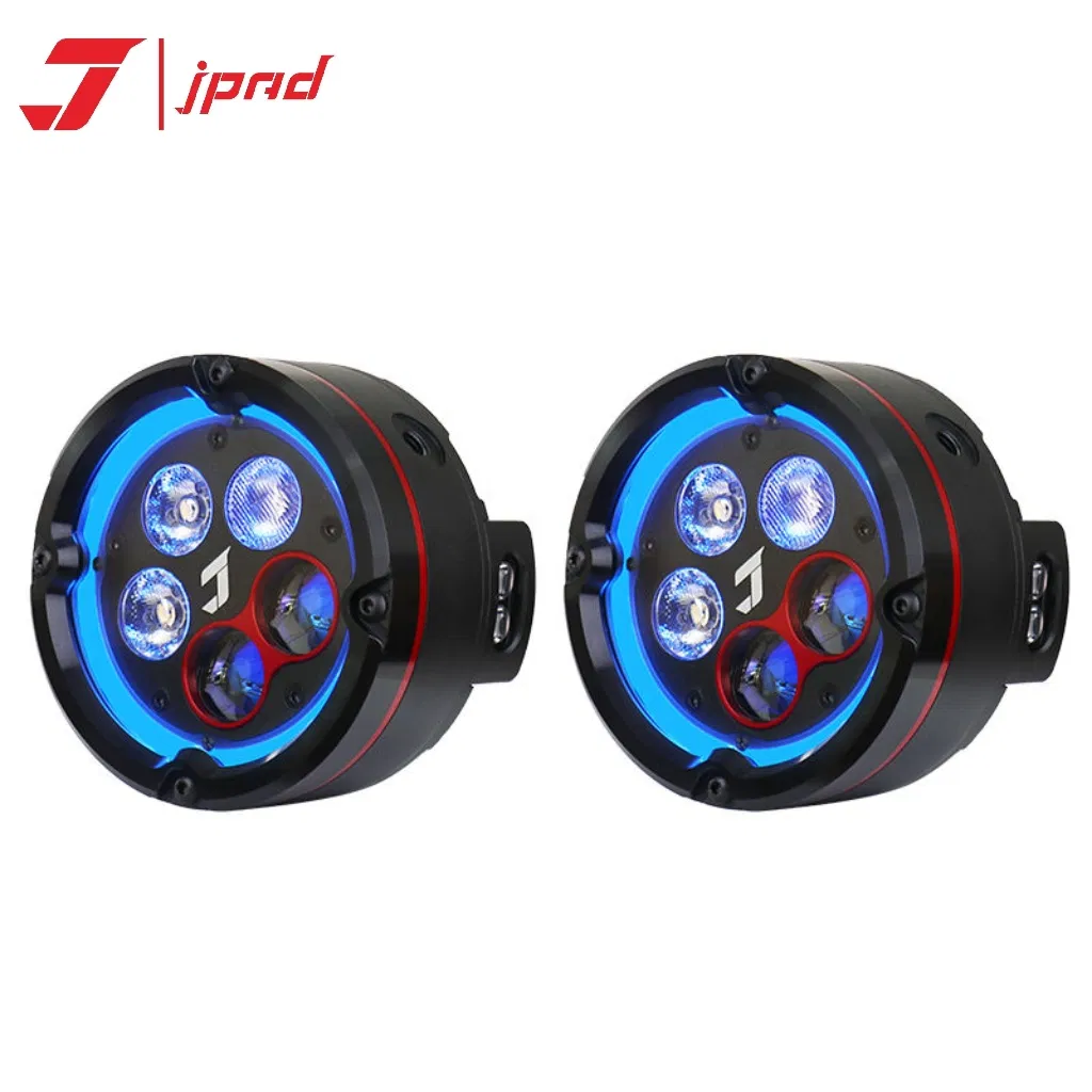 Motorcycle Light Jpad J5s 6 Color Halo High Bright Spotlight Yellow White180W LED Fog Lamp