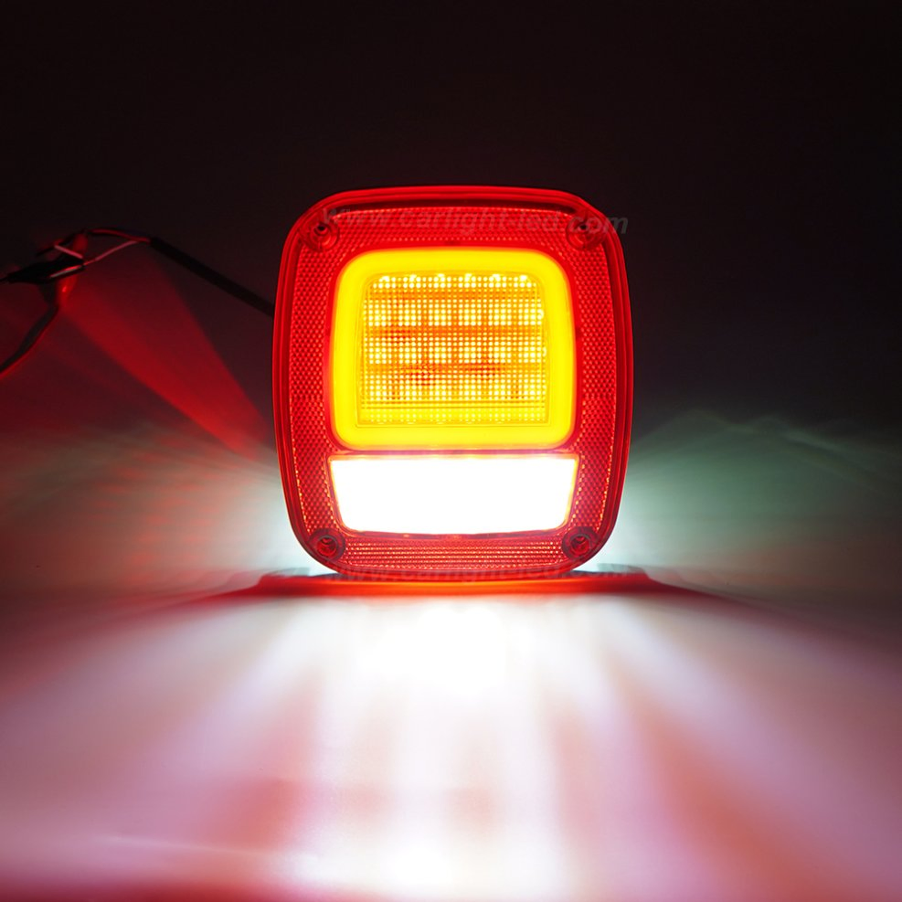 Stop Position Tail License Plate Reversing Light Jeep Wrangler Cj Tj Yj