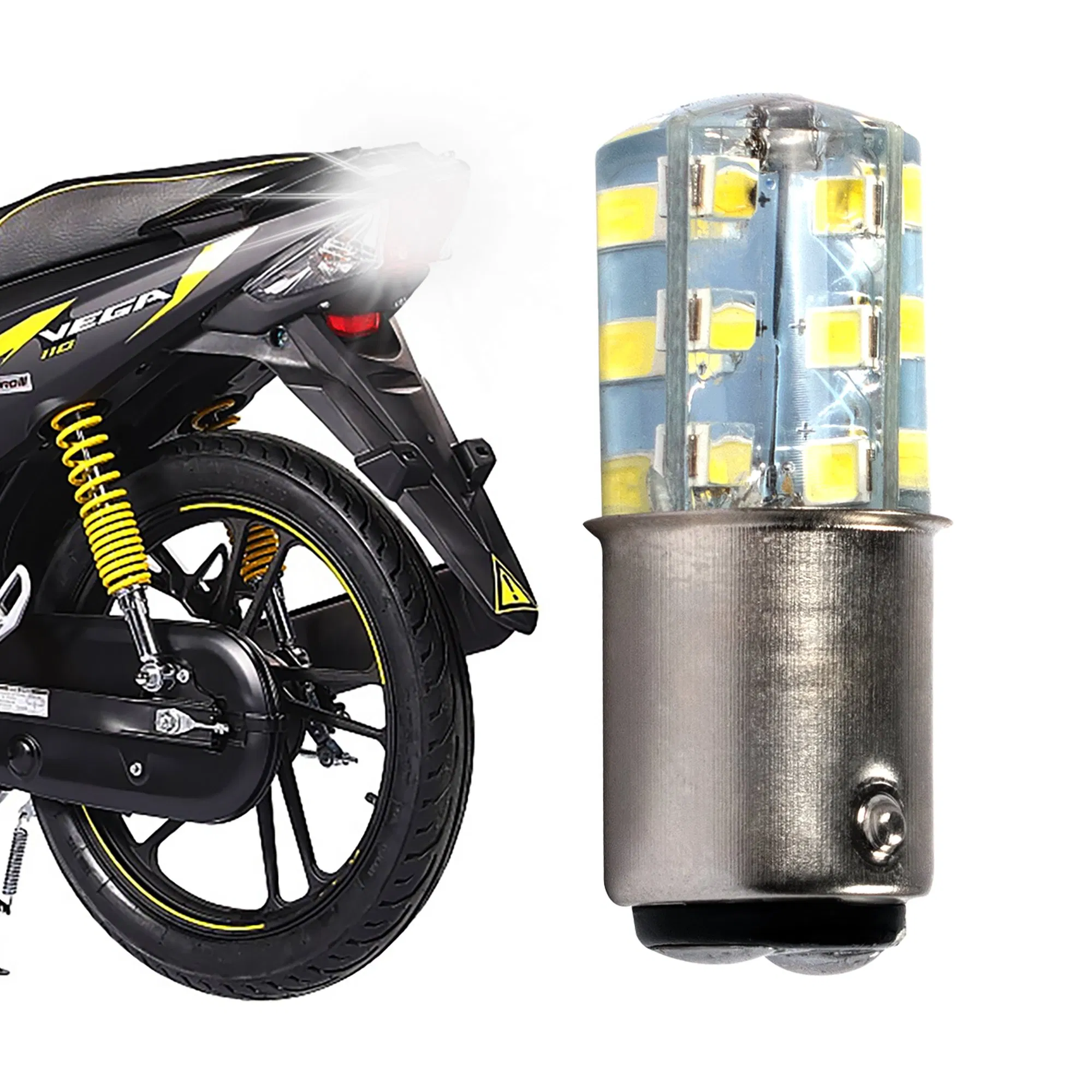 Светодиодная лампа 1157 2835 24 LED для стоп-сигнала и габаритов