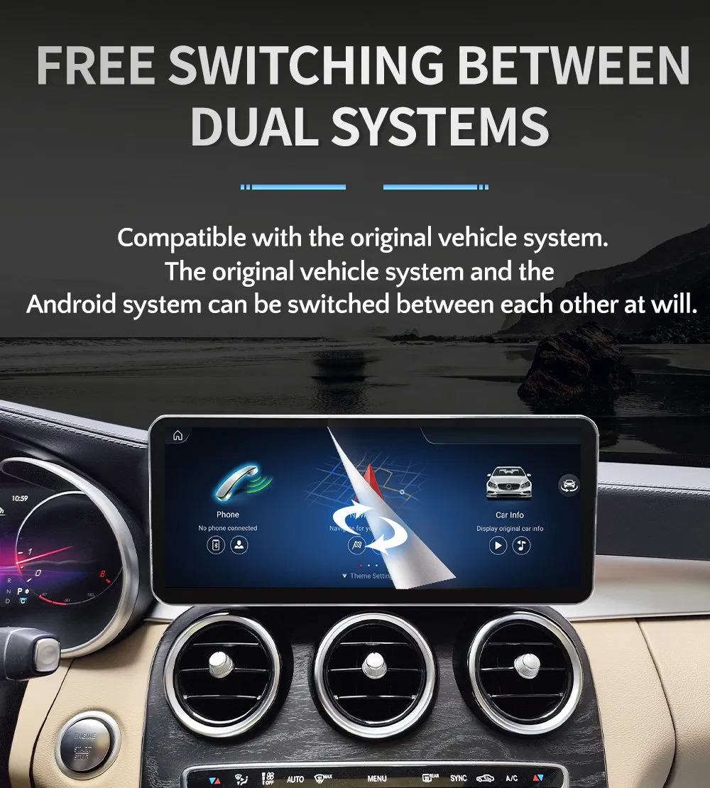 Портативный экран CarPlay для Mercedes-Benz A/CLA/GLA