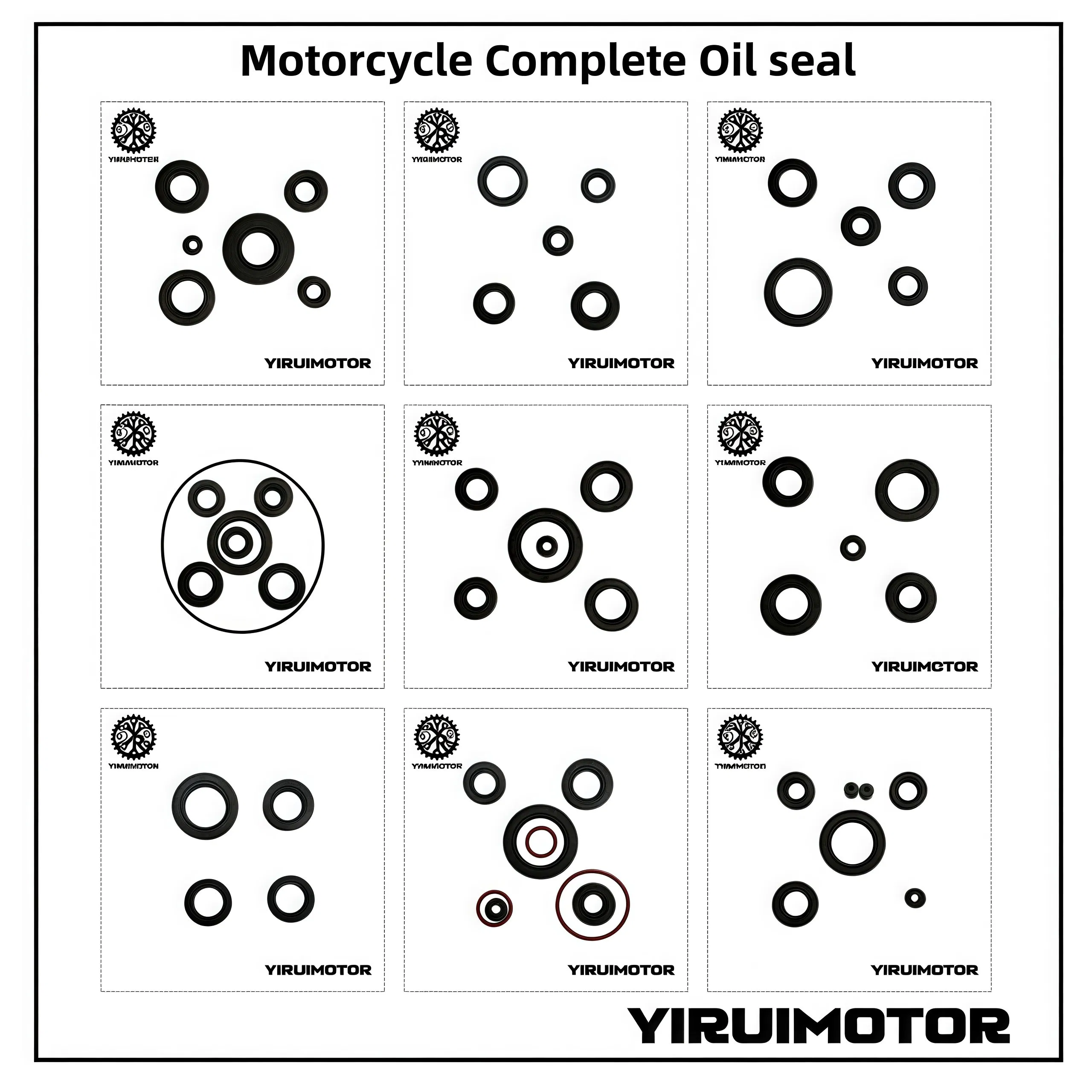 Motorcycle Spare Engine Parts Cylinder Piston Gasket Seal Kit