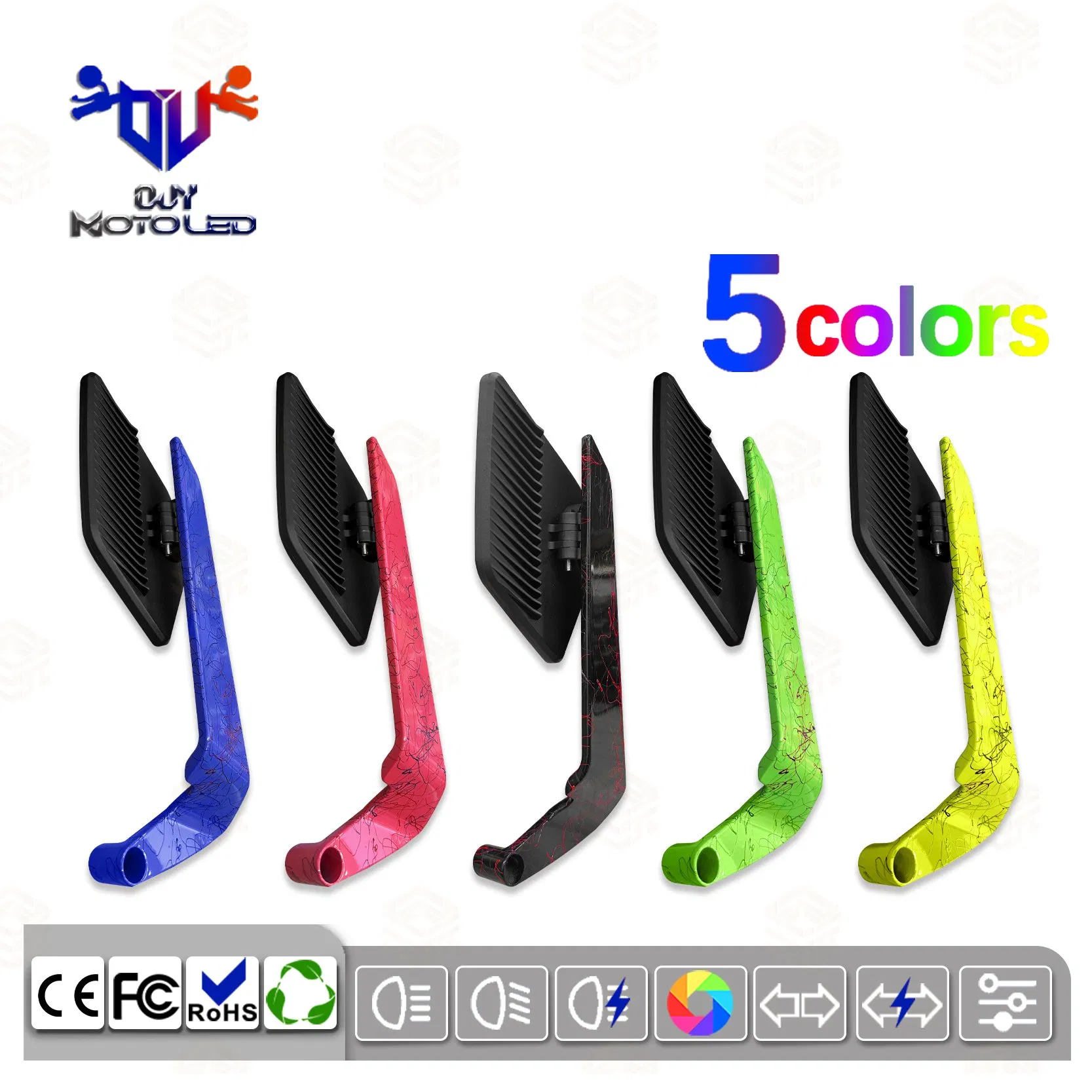 Ouy Moto Reflective Motorcycle Gear - Premium 20set Reflector Pack