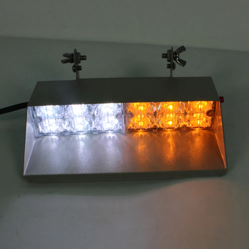 12 светодиодных мигающих сигнальных огней на присоске для лобового стекла