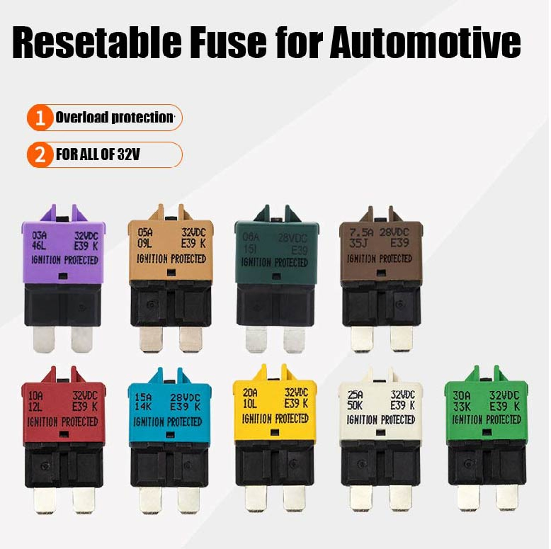 32V 30A Medium Resetable Automotive Fuse