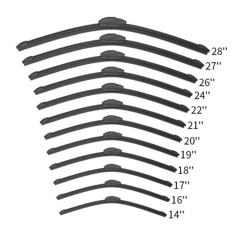 12"-28" Windshield Wiper Blades Premium All-Seasons OEM Quality Wipers with Durable