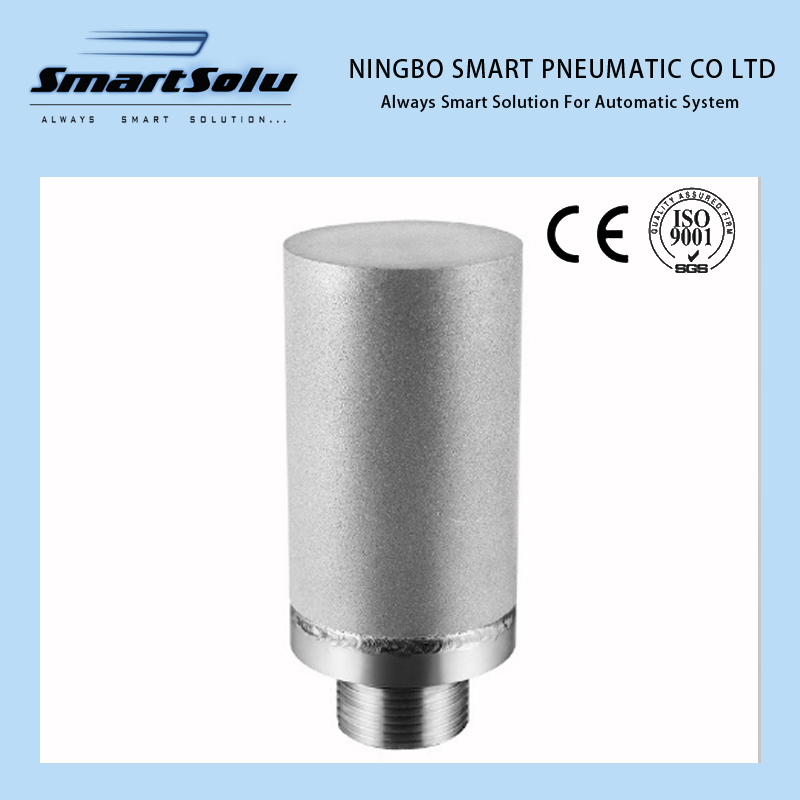 Глушитель пневматический из нержавеющей стали или латуни