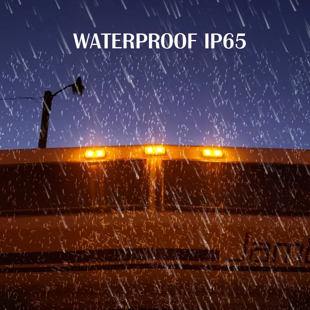 Светодиодный габаритный фонарь для прицепа Amber Double Bullseye