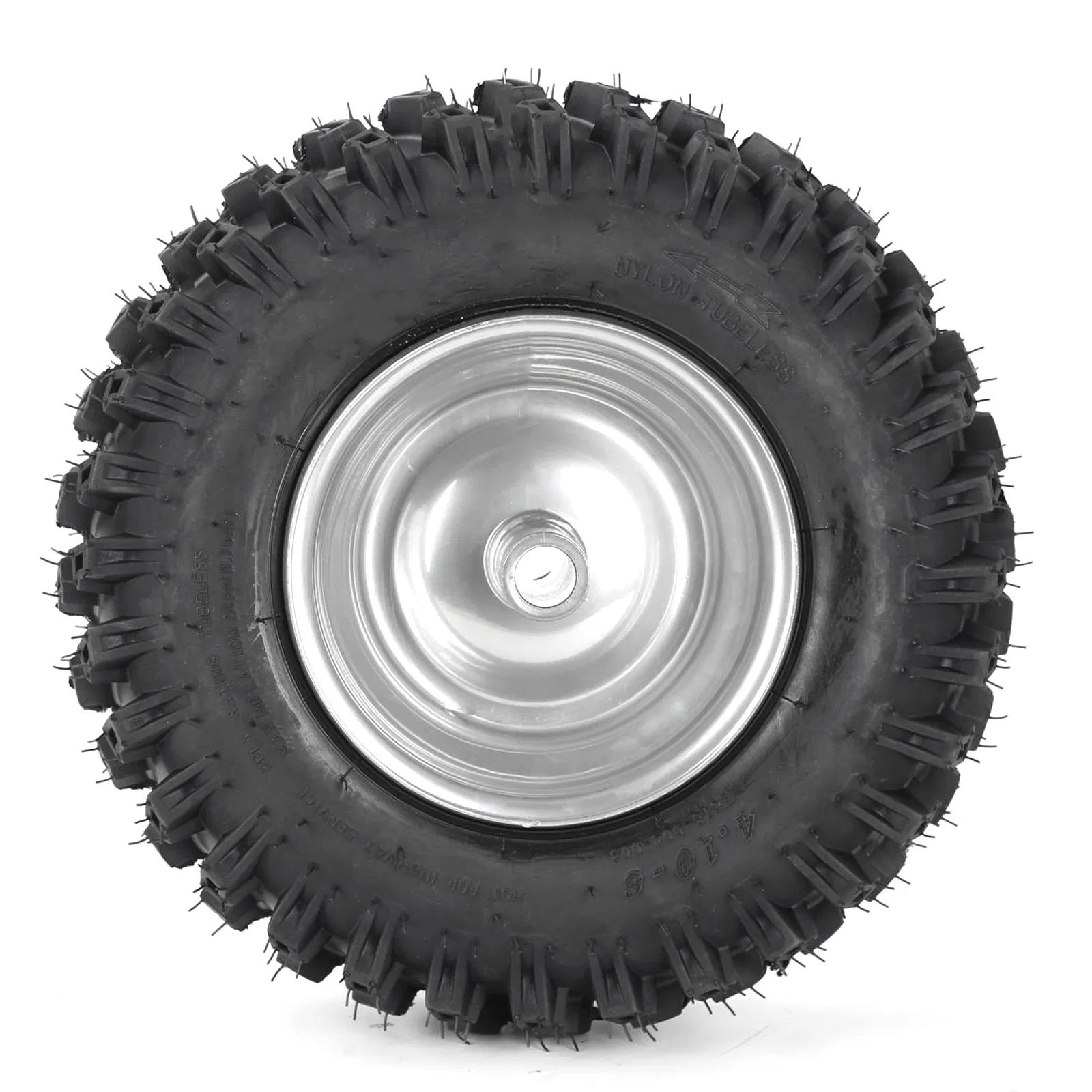 4.10-6 4.10/3.50-6 NHS Tire and Inner Tube for Go Kart 4 Wheeler Mini Bike Lawn Equipment Garden Rototiller Snow Blower