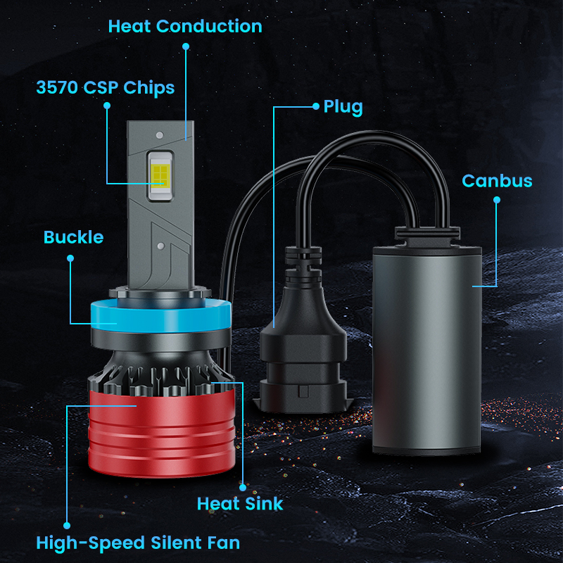 Светодиодные лампы V30 6000K для фар автомобиля