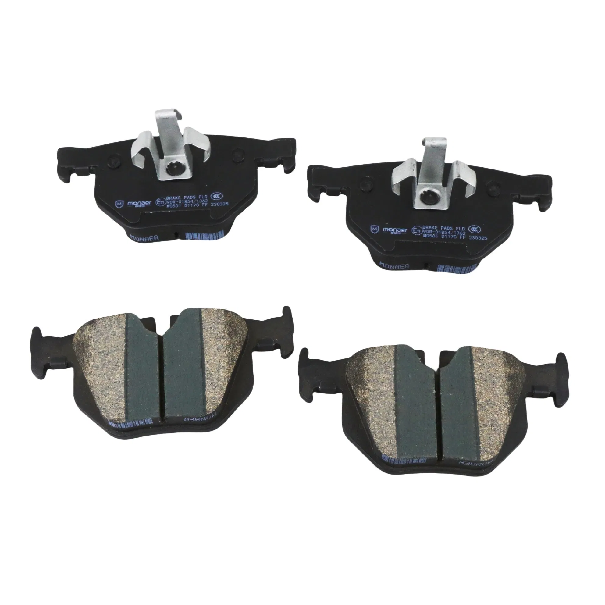 Monaer Brake Pads D1170 High Quality Ceramic Front Disc Brake Pad for Nissan