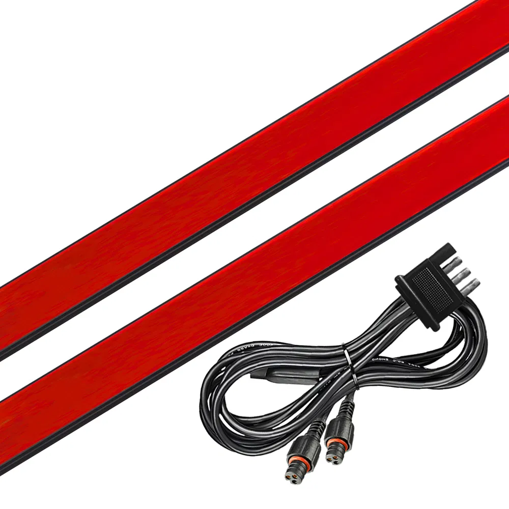 Challenger Red & Yellow LED Tail Light for Trailer Vehicles 12V/24V Turn Signal Brake Truck Body Accessories