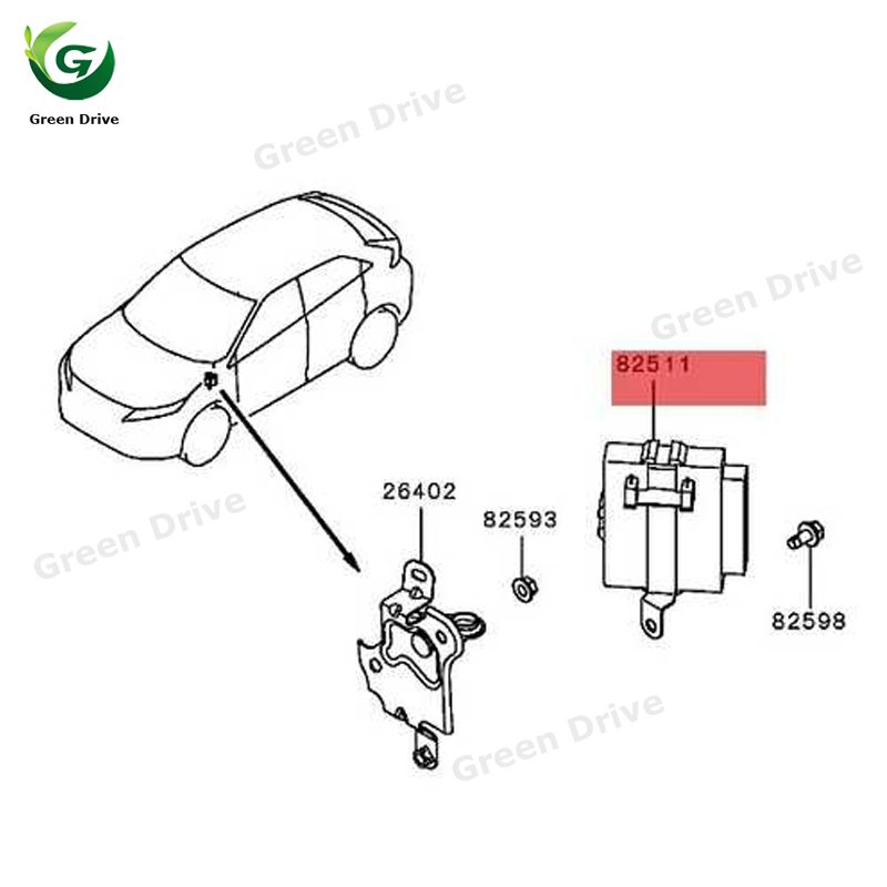 Блок управления АКПП Eclipse Cross 8631c018