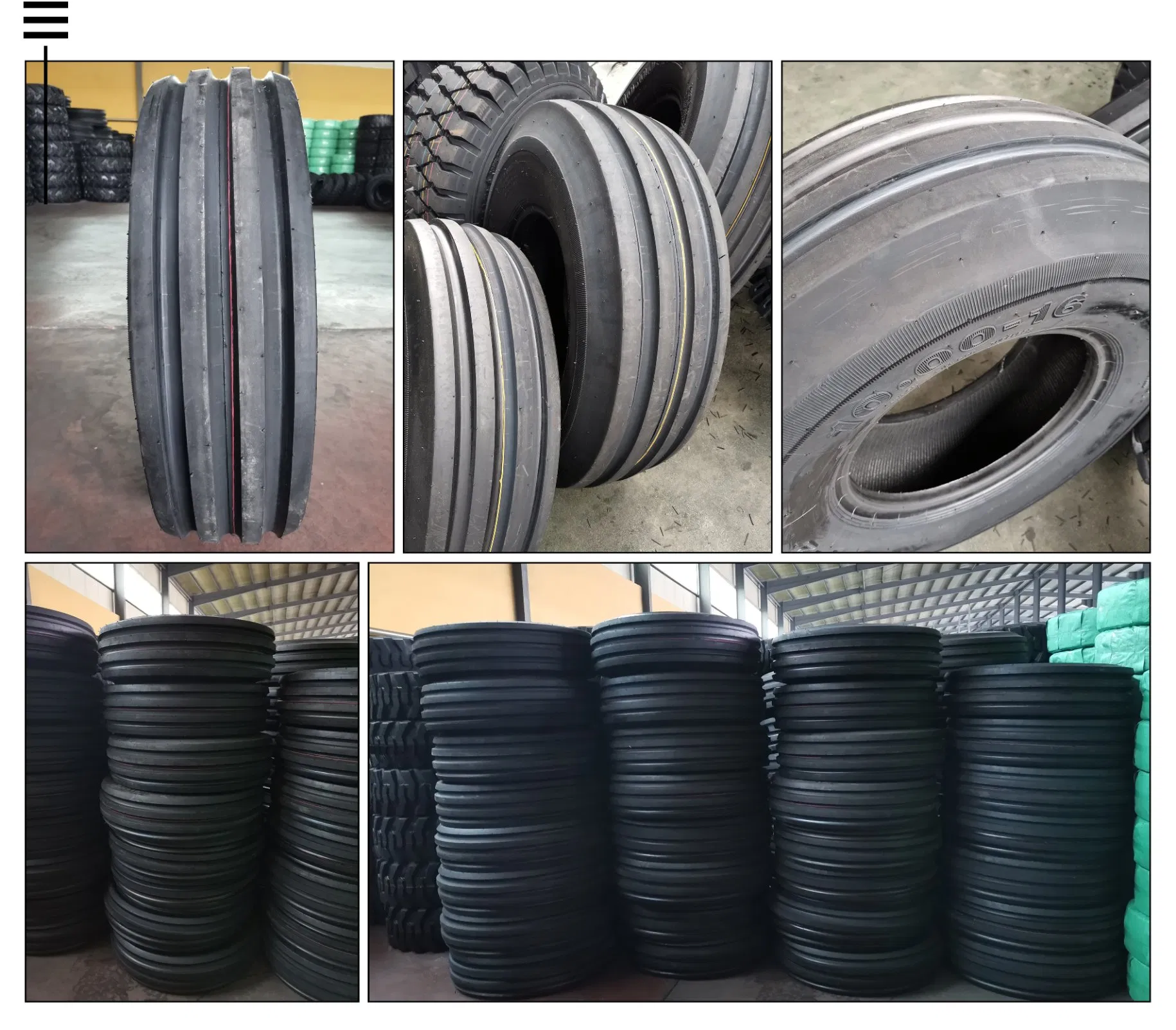 Hanmix Agricultural Tire F1/F2/F3 Tire RP-115s Agricultural Tire 10.00-16, 11.00-16