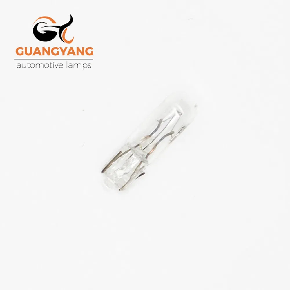 Лампа автомобильная T5 W1.2W 12V, теплый белый свет