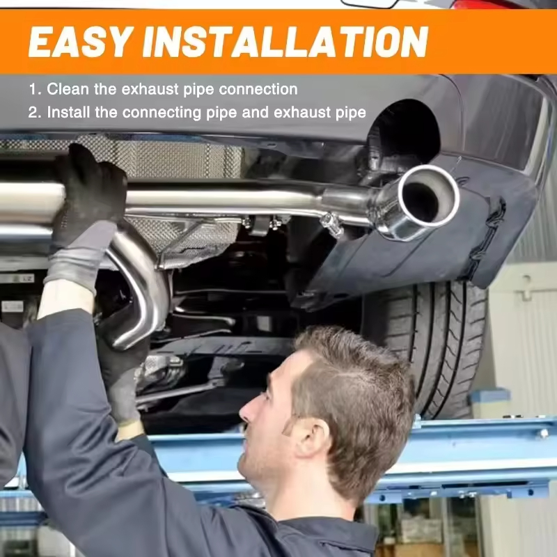 Колено выхлопной трубы 90° 4 дюйма из нержавеющей стали