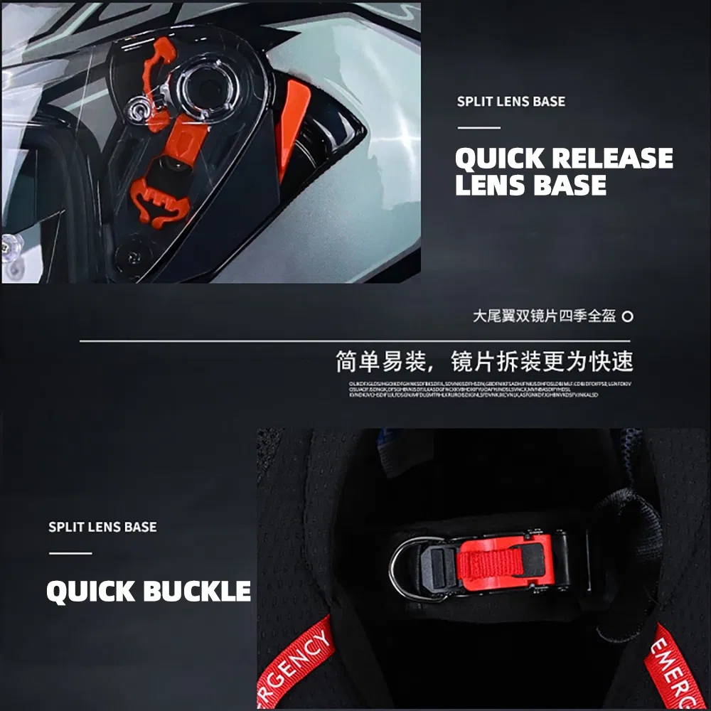 Мотошлем DOT полнолицевой с Bluetooth для взрослых