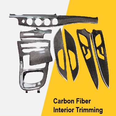 3K Carbon Fiber Car Parts Modifying with Customized Color