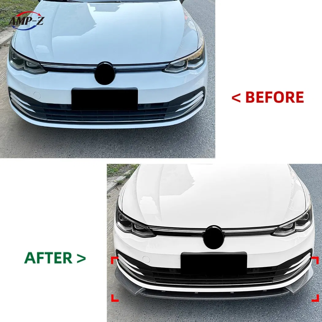 Golf Mk8 Front Bumper Lip for VW Golf Mk8 2020-2024 Car Body Kit Car Accessories