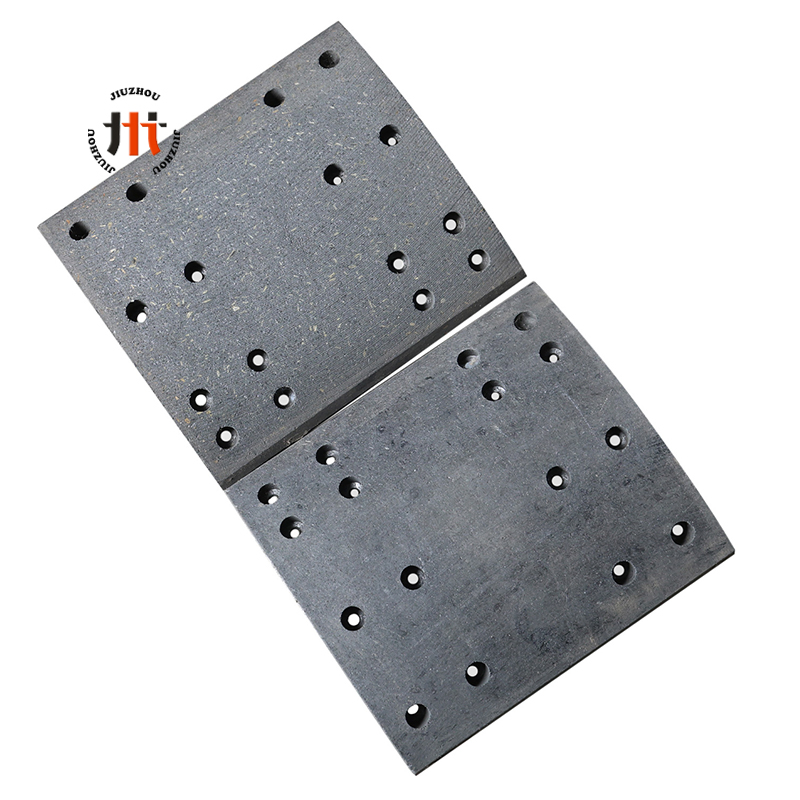 4707 Q+ Lined Brake Shoe Set for Semi Trailer Drum Brake OEM Truck Brake Parts Exported to South America