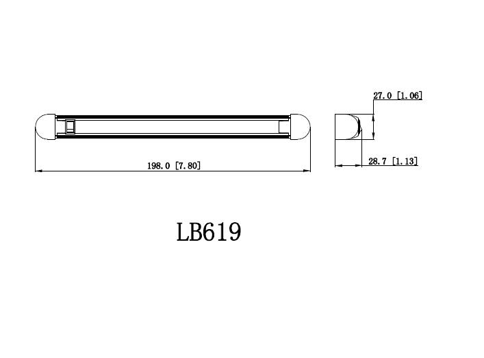 Hot Sale Side Marker Light /Reflector/LED Interior Lb-619