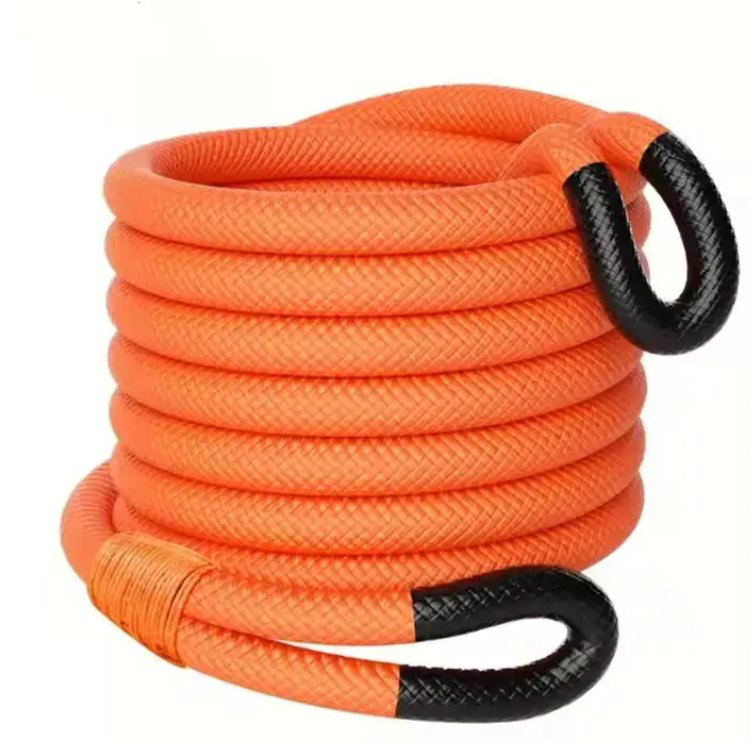 32mmx9m Color Custom Logo 100% Nylon Kinetic Recovery Tow Rope