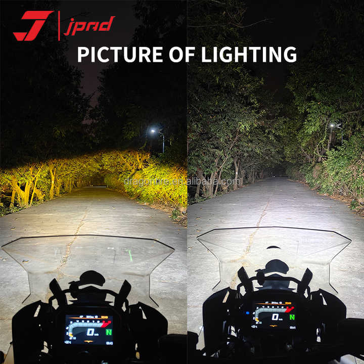 Мощная вспомогательная фара для мотоцикла JPAD J9s, 6 цветов