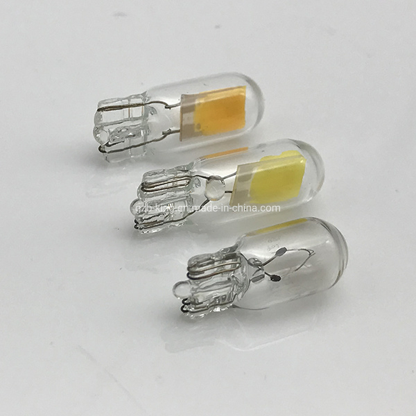 Светодиодная лампа T10 W5W 194 COB для авто