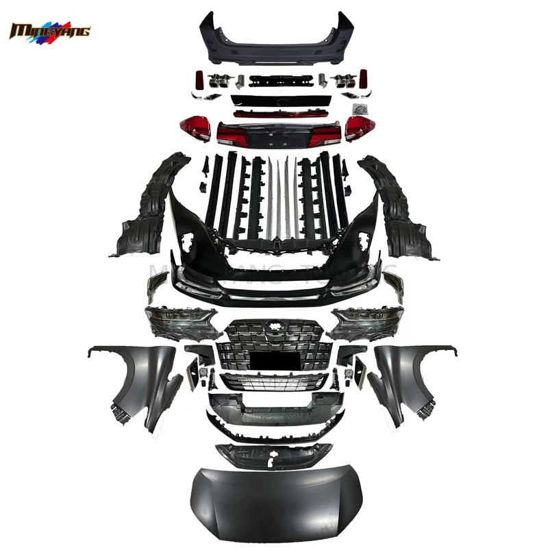 High Quality Car Bodykit Bumper Fender Hood Car Accessories for Alphard 2008-2015 20 Upgrade to 40 Simplified Style