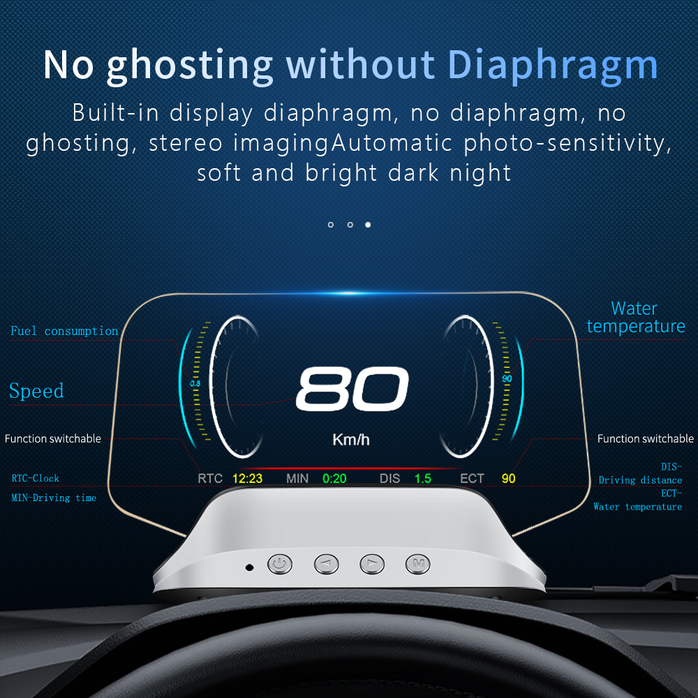 Автомобильные диагностические инструменты OBD GPS HUD C3, навигационная система, автомобильная сигнализация TPMS, электроника для авто