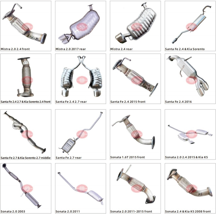 Глушитель выхлопной 409ss для Hyundai, KIA