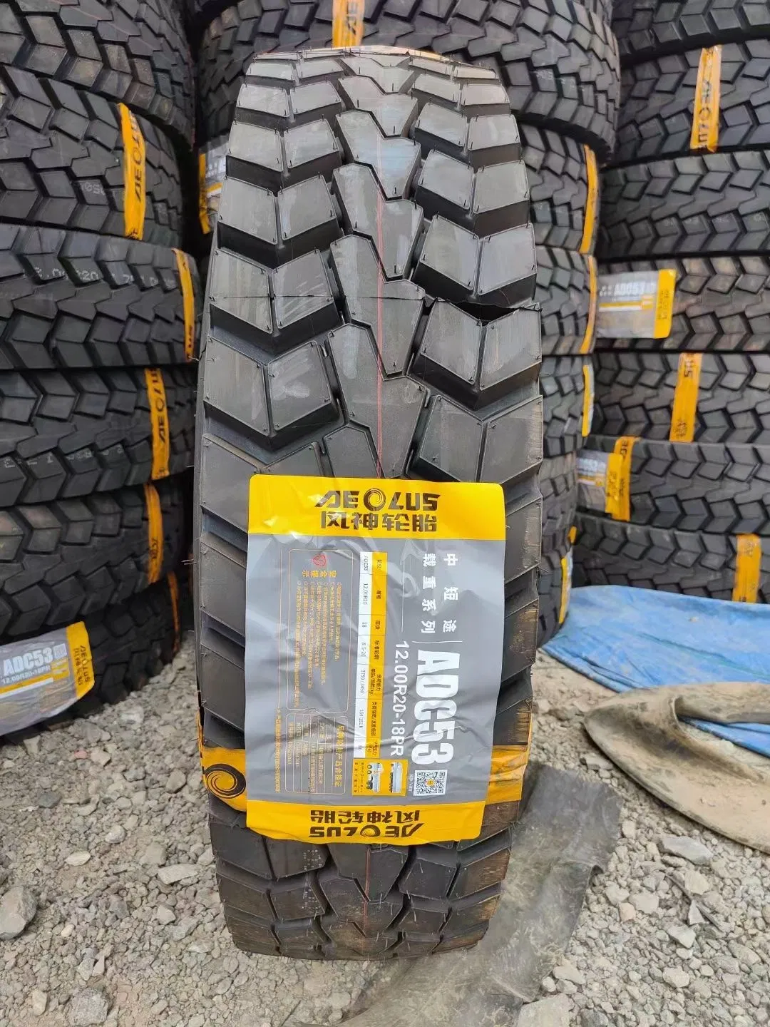 Aeolus Windpower Truck Bus Tire Factory 11r22.5 12r22.5 ADC53 TBR