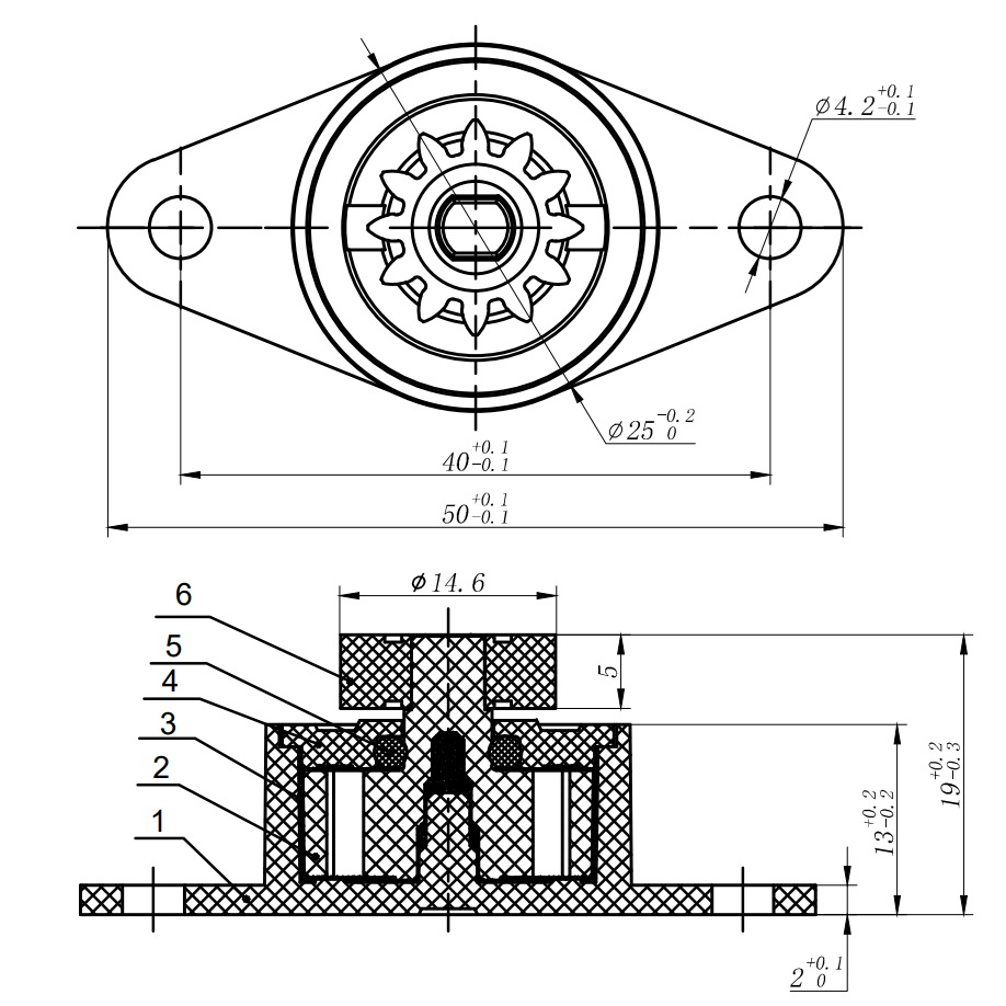 Soft Close Damper Plastic Hydraulic Bidirectional Unidirectional Sliding Door Hight Torque Rotary Dampers