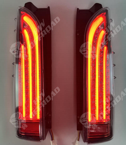 Full LED Rear Tail Light for Hiace 200 2005-2018 Rear Reverse Dynamic Turn Signal Lamp Taillamp