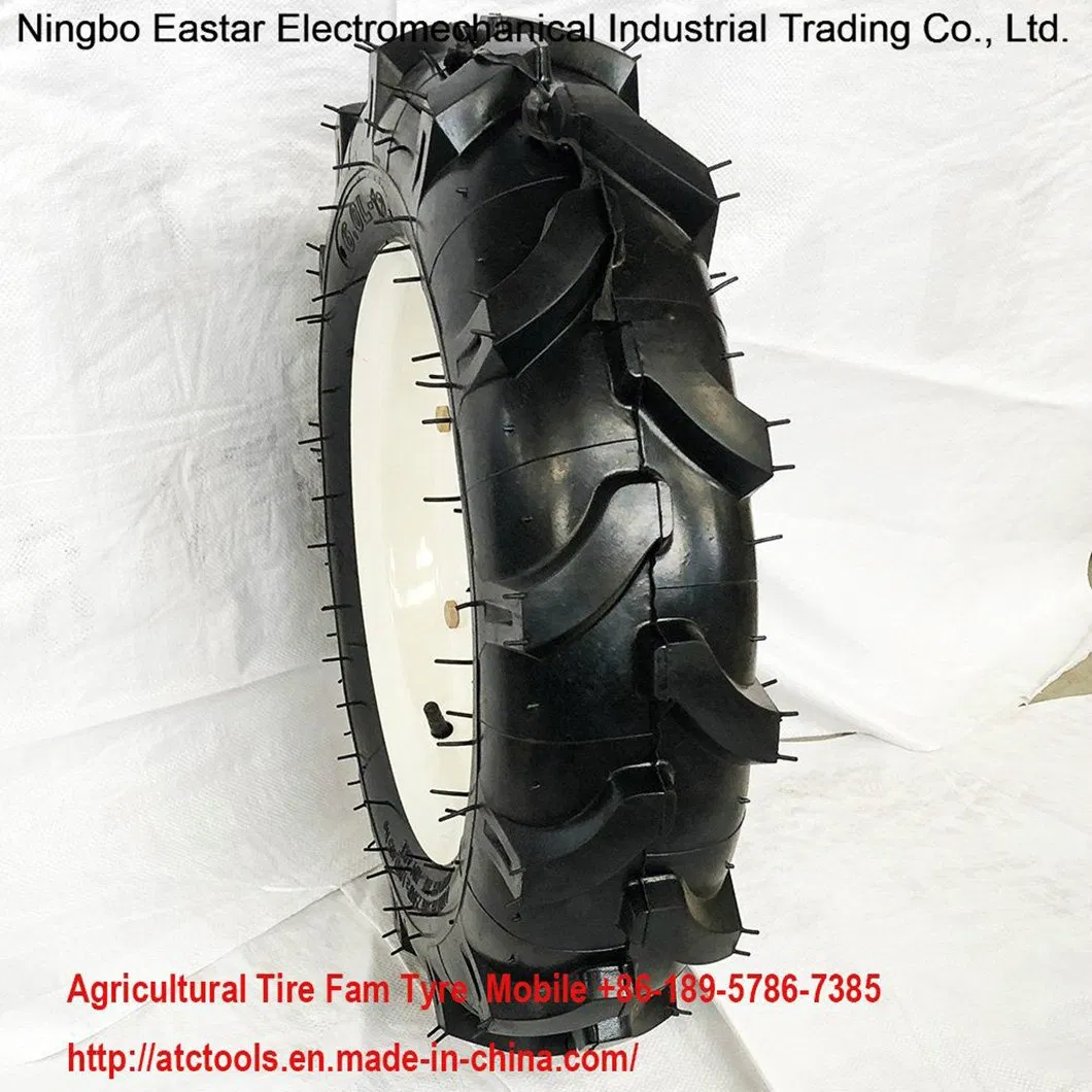 Lug 350-6 400-6 400-10 500-12 600-12 700-12 Pneumatic Tire with Rim Farm Wheel
