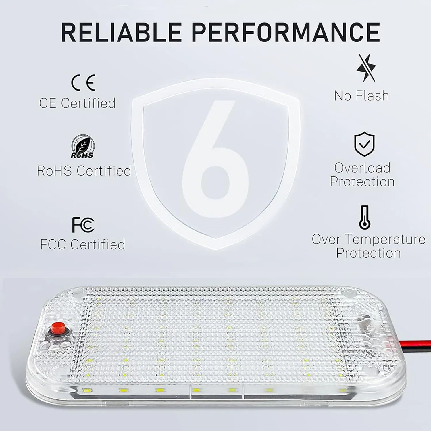 Светодиодные лампы для авто Raych, 48 LED, универсальные