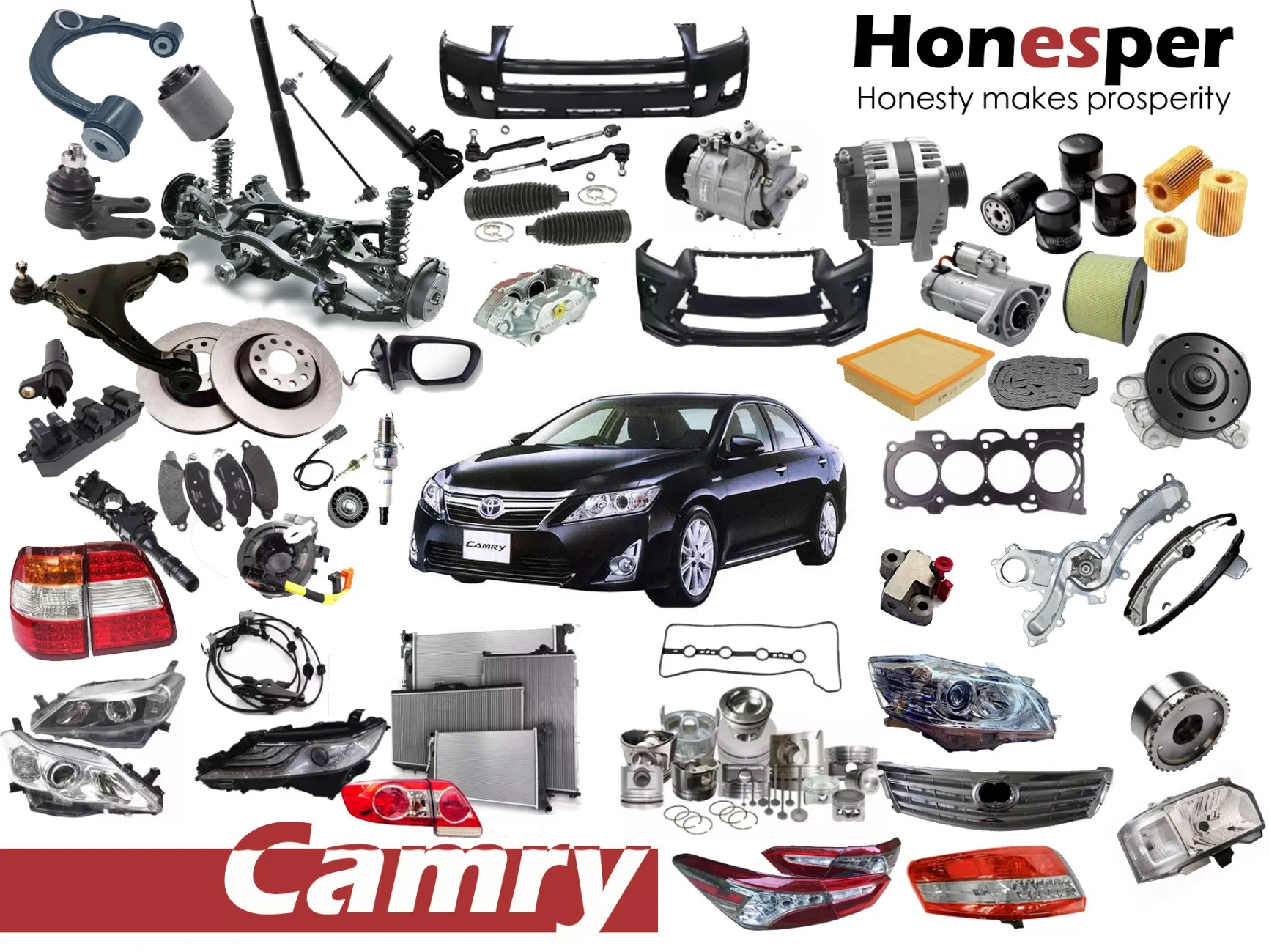 Отражатель для Toyota Camry ASV5# 81920-06030 81910-06040