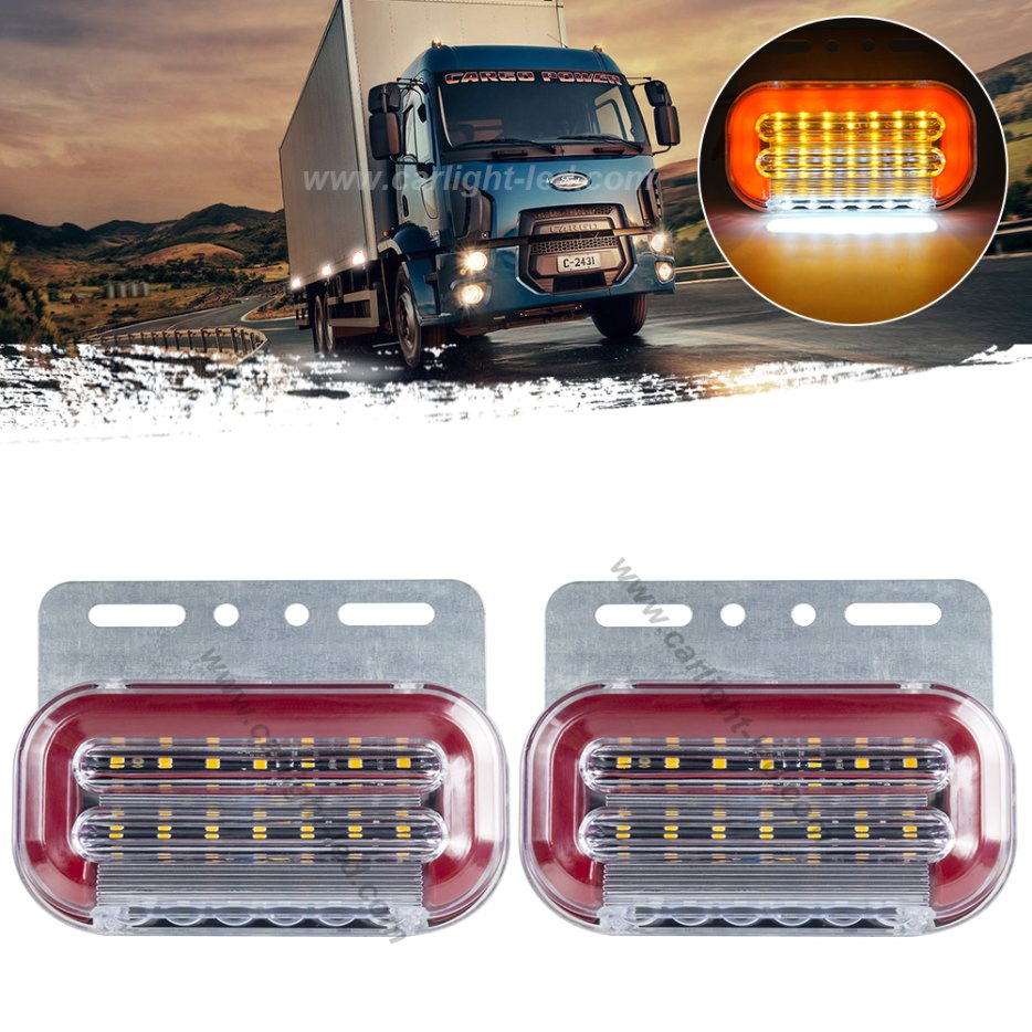 Универсальные 24В LED фонари стоп-сигналы и габариты