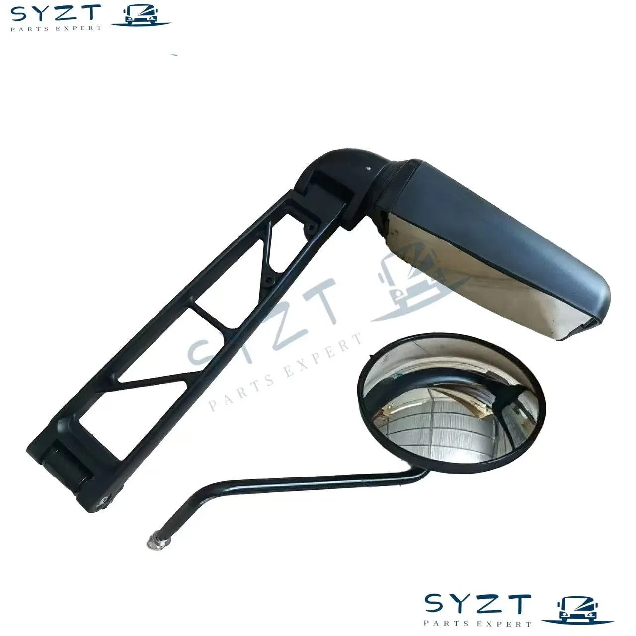 General-Purpose Truck Rearview Mirror, Double-Curved Rearview Mirror, High-Definition Field of Vision