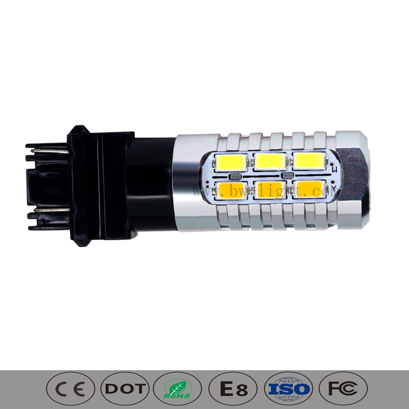 Двухцветная светодиодная лампа T20/S25 для авто