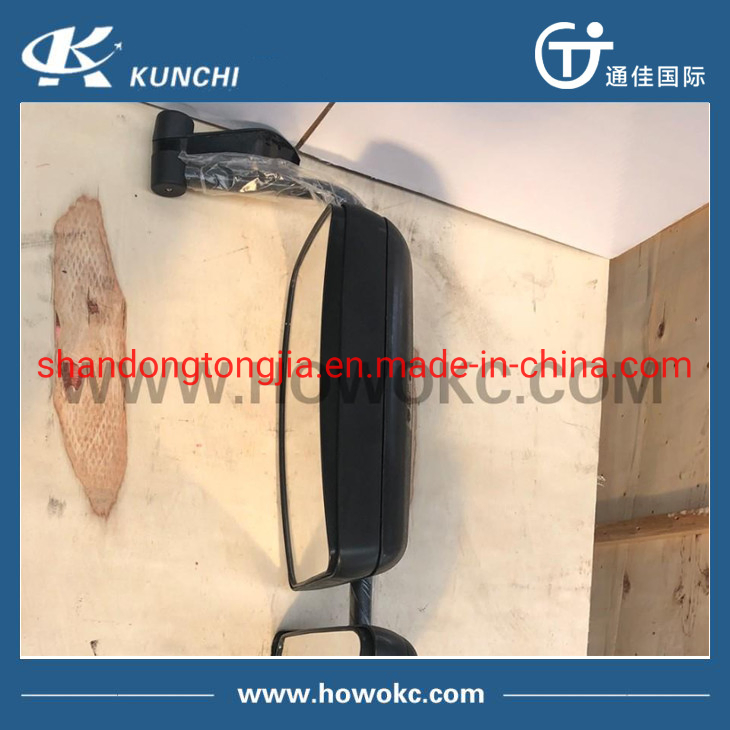 Heavy Truck Cabin Parts Left Rearview Mirror with Wg1642770001, HOWO/Shacman /Foton/FAW/Dongfeng Spare Parts