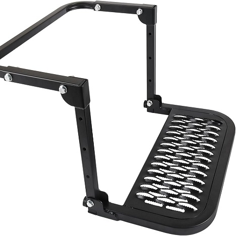 Adjustable Truck Tire Service Step Non Slip Folding Heavy Duty SUV Wheel Ladder